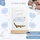 MeinBaby123® Meilensteinkarten Dein erstes Jahr | Meilenstein Karten Set Geschenk zur Geburt | Fotokarten für das erste Jahr | 50 Karten Inkl. Baumwollsäckchen (blau)