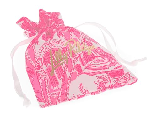 Lilly Pulitzer Women's Summer Serenade Charm Hoop Earrings Gold Metallic One Size2