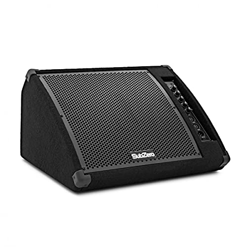 SubZero 230W 12" Active Floor Monitor with 3-Band EQ & Mic Input