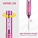 WORKPRO 24 in 1 Multi Bit Mini Screwdriver Set Magnetic, Manual Pen Screwdrivers, Tough S2 Steel Small Screwdriver Bits for Eyeglass, Watch, Laptop, Phone, Jewelry and Electronic, Pink