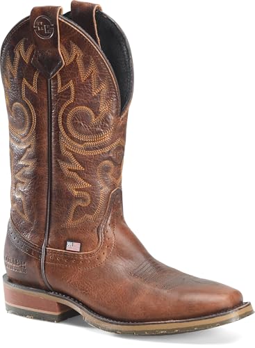 DOUBLE-H Men's Brantley 12” Narrow Square Toe Roper Boots