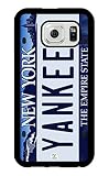iZERCASE Samsung Galaxy S6 Case Personalized New York License Plate Design The Empire State Rubber C