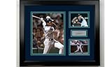 Framed Alex Rodriguez Seattle Mariners Facsimile Laser Engraved Signature Baseball 15'x12' 3 Photo Collage