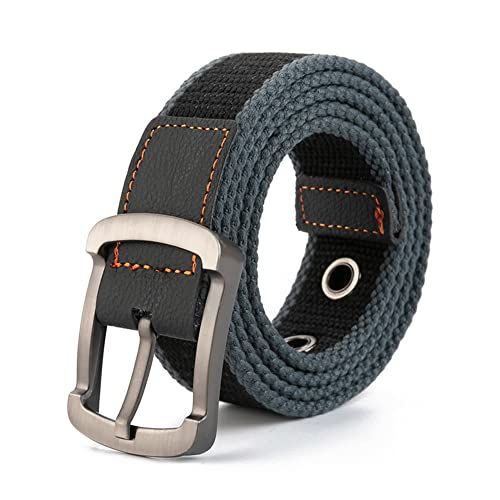 Ceinture tactique réglable en toile robuste avec boucle autobloquante