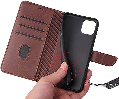 Housse de téléphone à rabat en cuir pour iPhone SE 2020 - 6