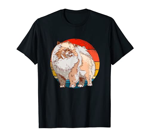 Un fantastico design retrò della Pomerania. Unico per i proprietari di cani per mostrare al loro cane l'amore per il loro cane Spitz. Ideale per collari per cani, imbracature per cani, dolcetti per cani, letti per cani e per scuole di cani.