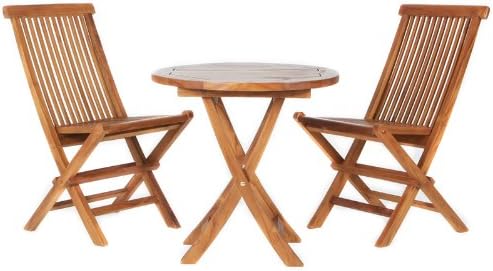 TEAK Outdoor Dining Chairs/Table Sets and Patio Furniture Bistro Set
