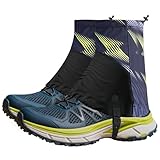 Infreecs Trail Low Gaiters - Ghette per scarpe da trail running, unisex, impermeabili, per corsa, traspiranti, basse, con protezione antiscivolo e ganci, perfette per escursioni, attività all