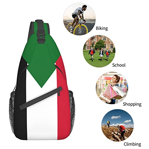Mochila tipo bandolera unisex para uso diario y senderismo miniatura 7