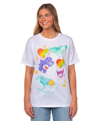 T-shirt Hello Kitty x Care Bears coupe ample boyfriend pour un confort absolu