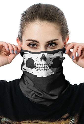 Unisex Seamless Bandana for Rave Face Mask Dust Wind Sun Protection Tube Mask