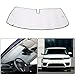 Windshield Sun Shade Compatible with Land Rover Range Rover Sport 2014-2022， Front Window Sun Shade UV Rays Sun Visor Protector Keep Your Vehicle Cool (Silver)
