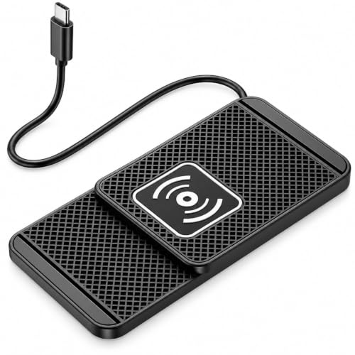 Wireless Charging Pad for Opel Astra H Caravan, 20W Charger Mat | 20W non-slip wireless charging pad with trim-to-fit edges Non-Slip Design