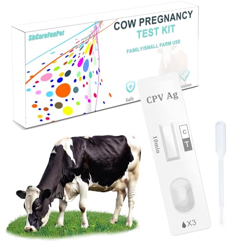 Cow Pregnancy Test kit Home/Small Farm Use 10-15 Minutes to Obtain Test Results Accuracy Rate of Over 98.8% Painless Accurate and Quick