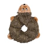 ZippyPaws Loopy – Igel Hundespielzeug – Füllungsfrei, Mit 6 Quietschern, Strapazierfähiges Plüschspielzeug für Kleine bis Große Hunde, Interaktives und Kuscheliges Spielzeug für Haustiere