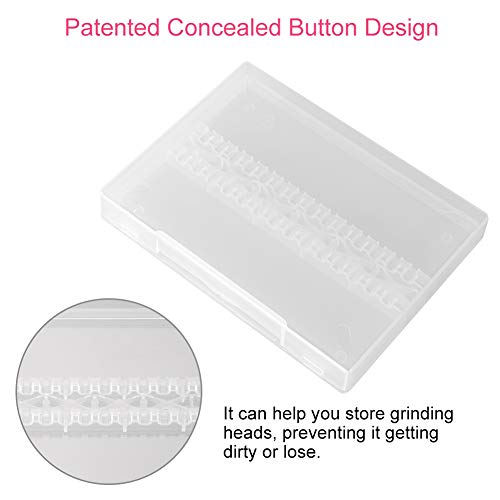 Organizador para puntas de taladro de uñas TOPINCN miniatura 2