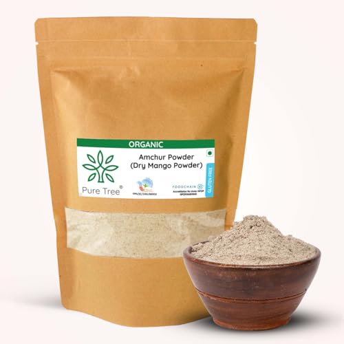 Image of Pure Tree Certified Organic Amchur Powder | 100 g | Dry Mango Powder | Amchoor Powder For Chutney, Pickle, and Fruit Salad