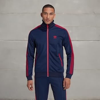 adidas gazelle silver green womens Sporty & Rich - Yankees Serif Track Jacket - Navy/White/Red - Size: X-Large
