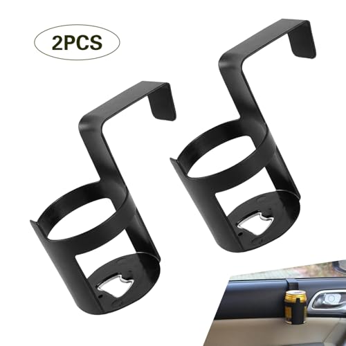Portavasos para carro Flygun 2 piezas negro miniatura 7