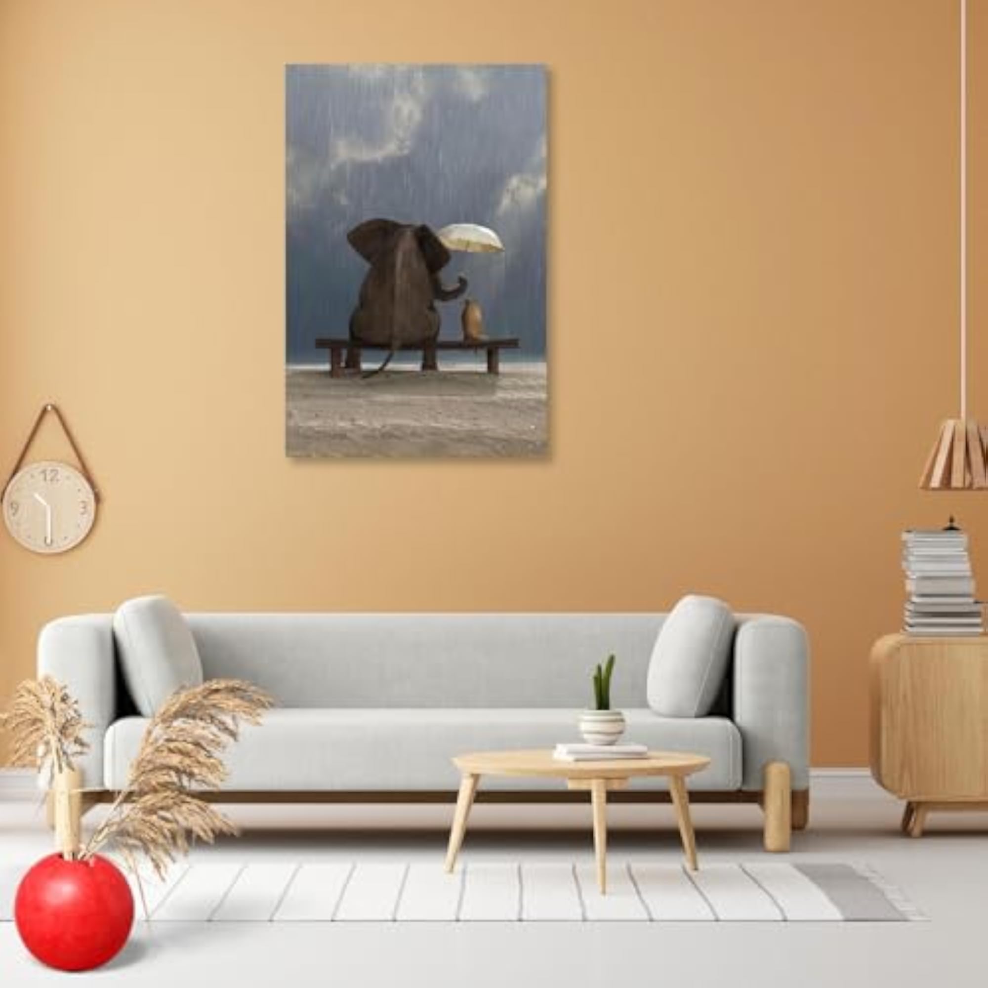 Elephant & Dog Wall Sticker for Home Decoration