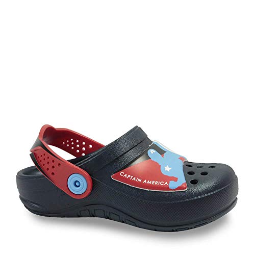Sandália Babuch Marvel Action, Grendene Kids, Meninos, Azul/Vermelho, 32/33