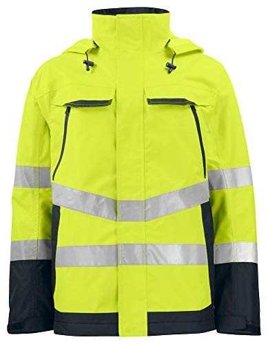 Veste haute visibilité pour homme jaune et noir taille M 646440–11-M