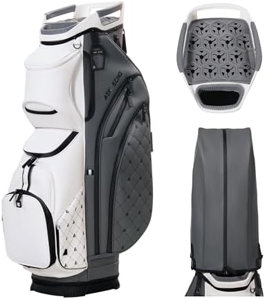 ASK ECHO Soundless Cart Golf Bag with 15 Way Full Length Dividers...