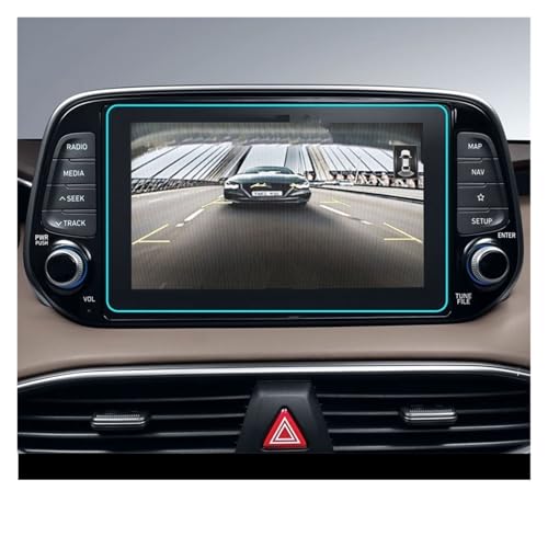 Écran anti-rayures Hyundai Santa Fe 2019 2020 film protection navigation verre trempé 8" 9H