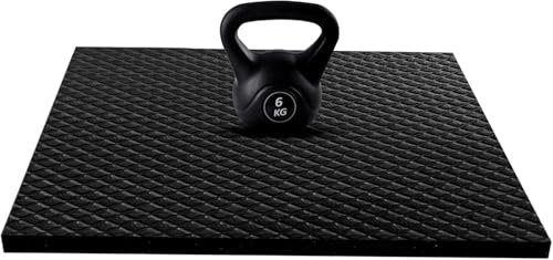 Kit 08 Tapete Emborrachado Academia Piso Borracha 50X50 10MM