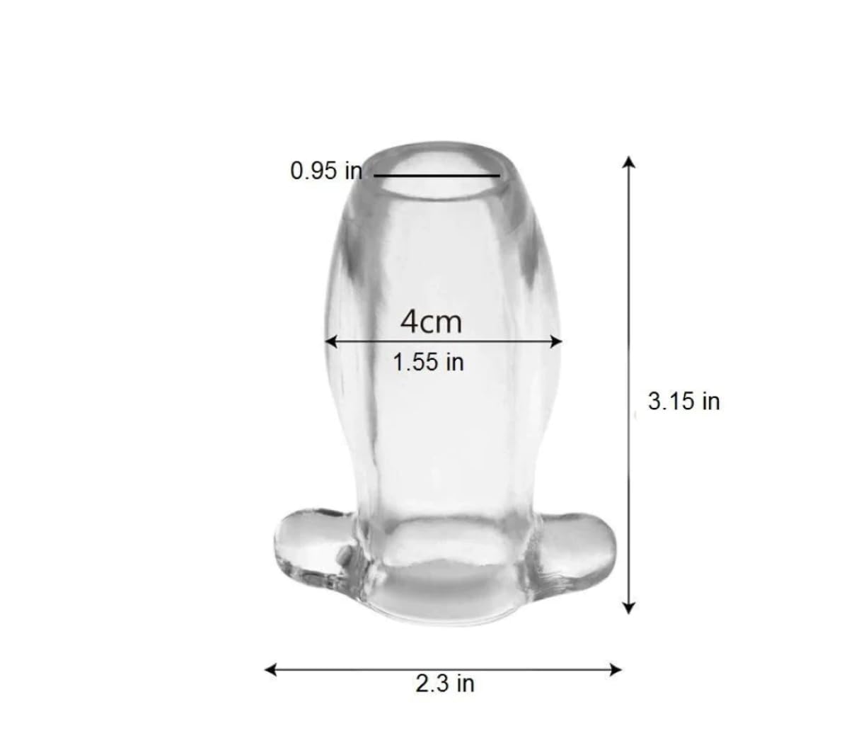 glass anal tunnel plug Fertility Lubricant main image 0