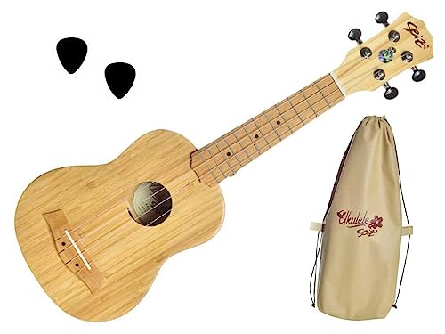 SEIZI UKULELE BALI BAMBOO SOPRANO ACUSTICO SOLID BAMBOO