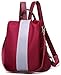 Produktbild 3 in 1 Retro-Rucksack Damen Schultertasche großer Kapazitäts-Rucksack-Schule-Beutel Geeignet for Mädchen Leichter Frauen Travel Rucksäcke (Color : K-012-w132, Size : One Size)