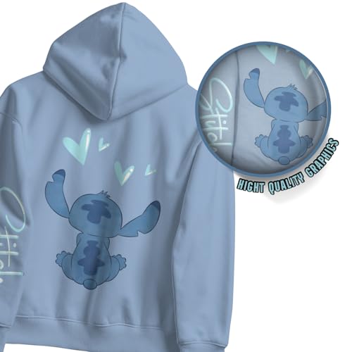 Sweat enfant Disney pull à capuche Stitch Minnie vêtement coton