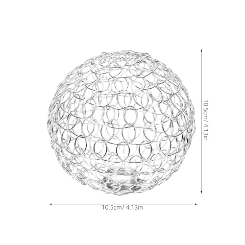 OSALADI Wire Lampshade Stylish Wrought Iron Globe Lampshade for Pendant Lighting Decorative Lamp Shade Cover for Aisles Cafes and Homes - Image 3