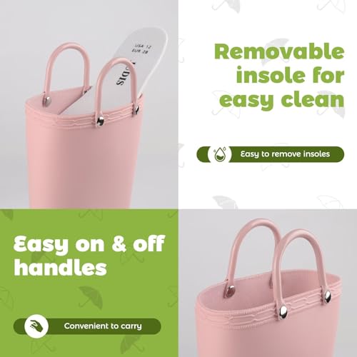 JUDIS Kids Rain Boots Waterproof with Easy-on Handles Boys and Girls Rain Shoes4