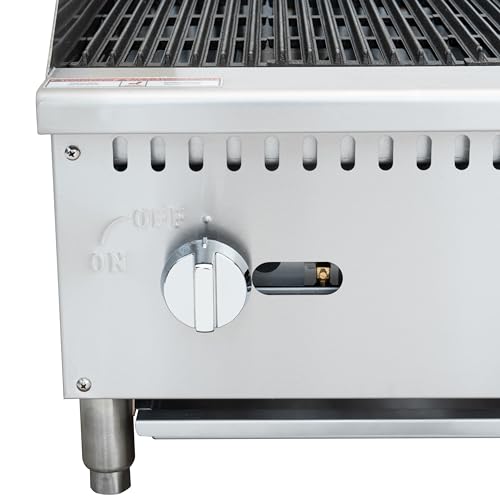 Koolmore KM-GCB2-24M 24 Inch Commercial 2-Burner Natural Gas Charbroiler thumb #6