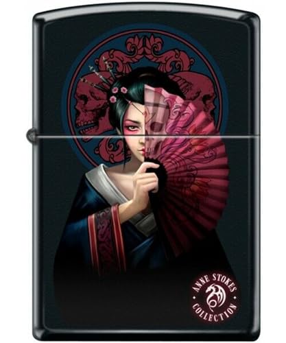 Encendedor Zippo Negro Mate Ligero Retro miniatura 1