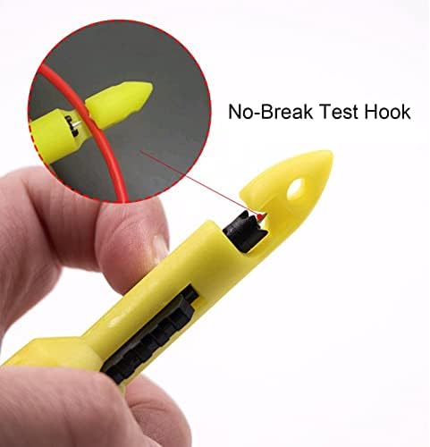 Electronic Wire Piercing Probe Clip - Digital Multimeter Test Clips,Test Lead Probe,Auto Puncture Probe Replaceable Repairing Test Clip,Power Probe Wire-Piercing Car Testing Tool
