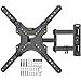 Digank TV Wall Bracket for Most 26-55 inch,Corner TV Wall Mount with Tilt Swivel Extension, Universal TV Bracket Holds up to 35 Kg, Single Stud Center Design Fits Flat/Curved TVs, Max Vesa 400x400mm