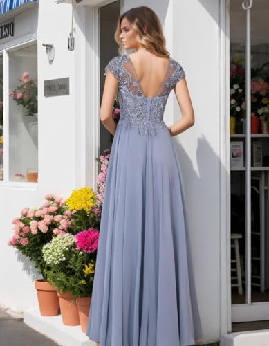 Lace Chiffon Mother of The Bride Dresses for Women Long Wedding Guest Gowns A Line Mother of The Groom Dresses2