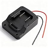 [Facile ¨¤ utiliser] Cet adaptateur de batterie dispose conception simple et intuitive. Faites simplement glisser l'adaptateur dans la r¨¦cr¨¦ation Push pour le verrouiller en toute s¨¦curit¨¦ avec la batterie et vous ¨ºtes pr¨ºt ¨¤ partir. Lorsque vous avez termin¨¦, appuyez sur les deux c?t¨¦s de la batterie pour lib¨¦rer l'adaptateur sans effort. conception conviviale fait gagner du temps et des tracas pendant votre travail.