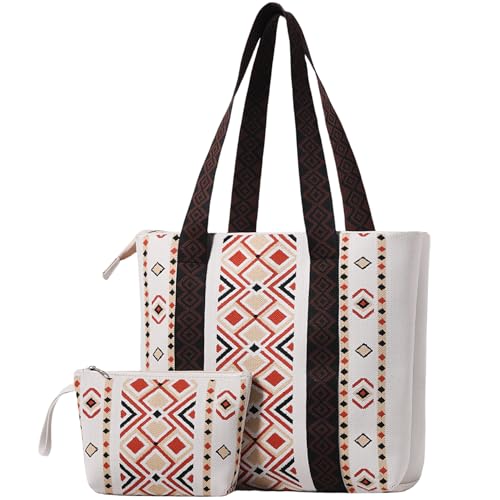 Image of Tote Bag for Women, Lightweight Handbag Bags, Shoulder Hobo Bag for Daily, Travel, School, Teacher