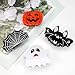 4 Pack Halloween Hair Claw Clips for Women Girls Pumpkin Ghost Spider Web Bat Acetate Hair Clips Hair Banana Barrettes Hair Accessories Nonslip Halloween Hair Clip