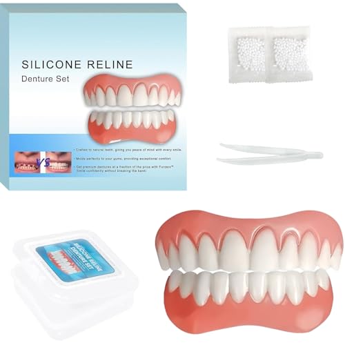 Moldable False Teeth - Silicone Dentures - Men and Veneers
