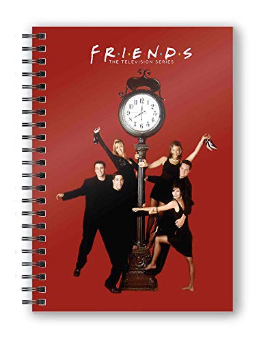 Libreta Espiral Friends Roja