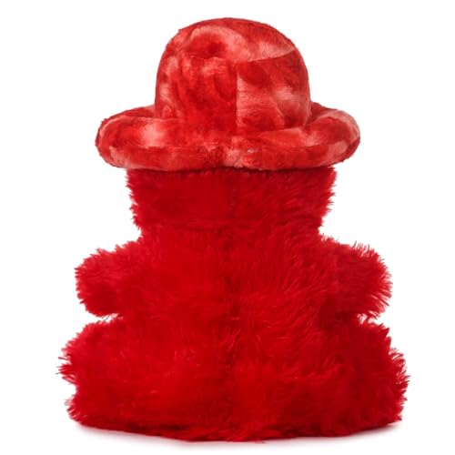 Image of Plush Stuffed Animal Toy | Ultra Soft and Cuddly Teddy for Kids and Adults | Cute Hugging Doll for Gifting, and Bedroom Decor (Red Teddy Bear)