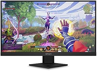 HP X27 Gaming Monitor, 165Hz, IPS, Full HD (1920 x 1080), 27 Inch, 1ms response time, AMD Freesync Premium, Height and tilt adjust stand, (1 HDMI, 1 DP) - Black