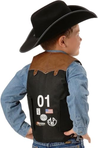 M&F Western Products Bigtime Rodeo Youth Bull Rider Vest with Endorsement Badges3