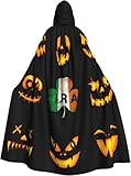 XUWEIJANDSA Ira Irish Hooded Cloak Adult Cape Halloween Christmas Cloak Cosplay Costumes
