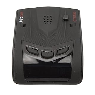 Laser Radar Detector, Extreme Long Range Car Radar Detector 360 Degree Detection Voice Prompt Quick Response 16 Band Speed Tester